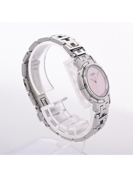 Hermes Watch Clipper Silver